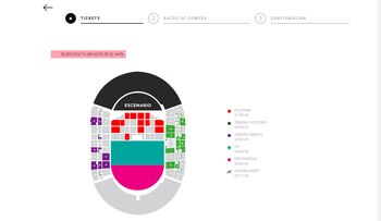 Sigue la venta de entradas