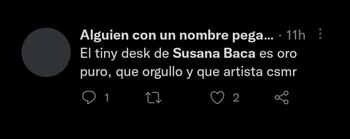 Susana Baca es elogiada en