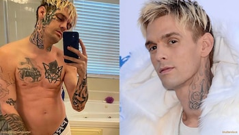 El cantante Aaron Carter se