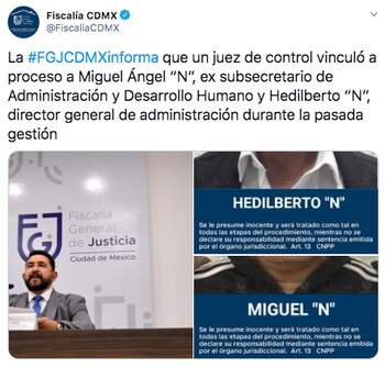 La FGR dio a conocer