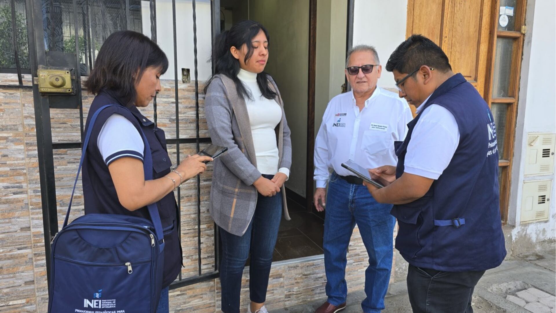 Tacna: INEI levanta información en hogares sobre servicios básicos, salud y telecomunicaciones. (Foto: INEI)