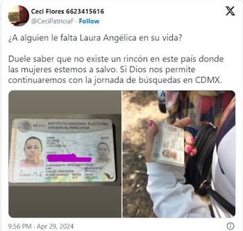 Ceci Flores halló la INE
