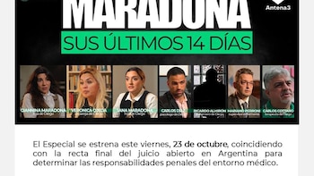 ‘Maradona: sus últimos 14 días’ todo lo sucedido en torno a la muerte del astro argentino