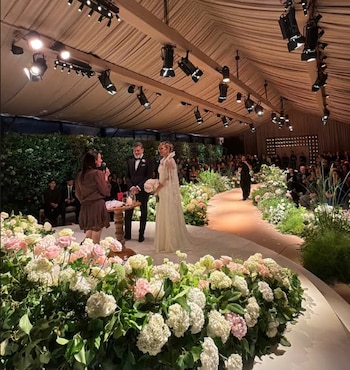Andrea Ghidone y Pablo Otero celebraron su casamiento