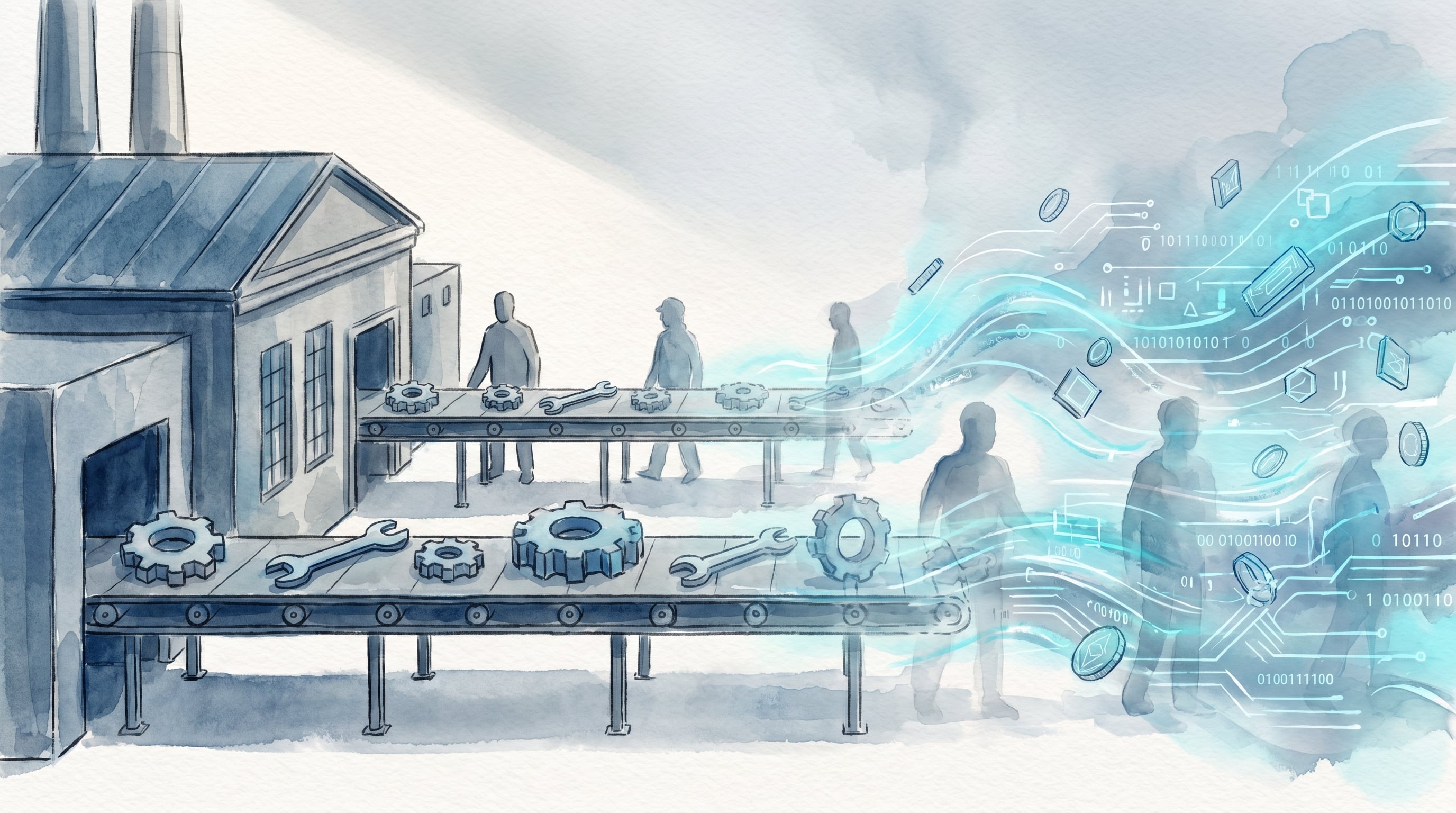 La externalización de procesos hacia modelos de inteligencia artificial puede generar un vaciamiento invisible del saber hacer empresarial, replicando el impacto de la deslocalización industrial en décadas pasadas. (Imagen Ilustrativa Infobae)