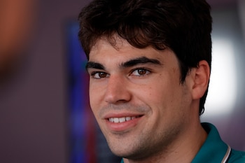 Lance Stroll durante una rueda