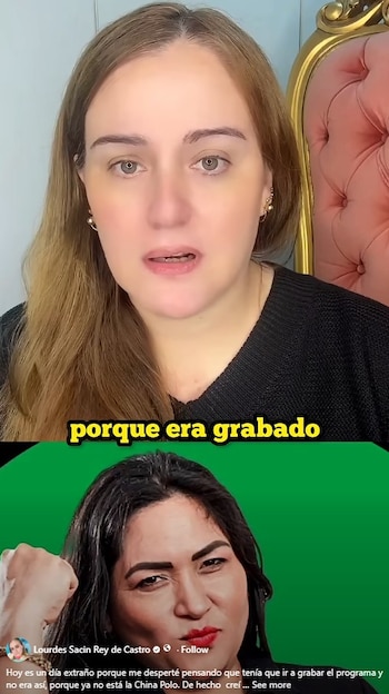 Lourdes Sacín cuenta qué habló con ‘La China’ Polo horas antes de su muerte: “Todo se apagó un segundo”. Captura: Facebook lourdes Sacín.