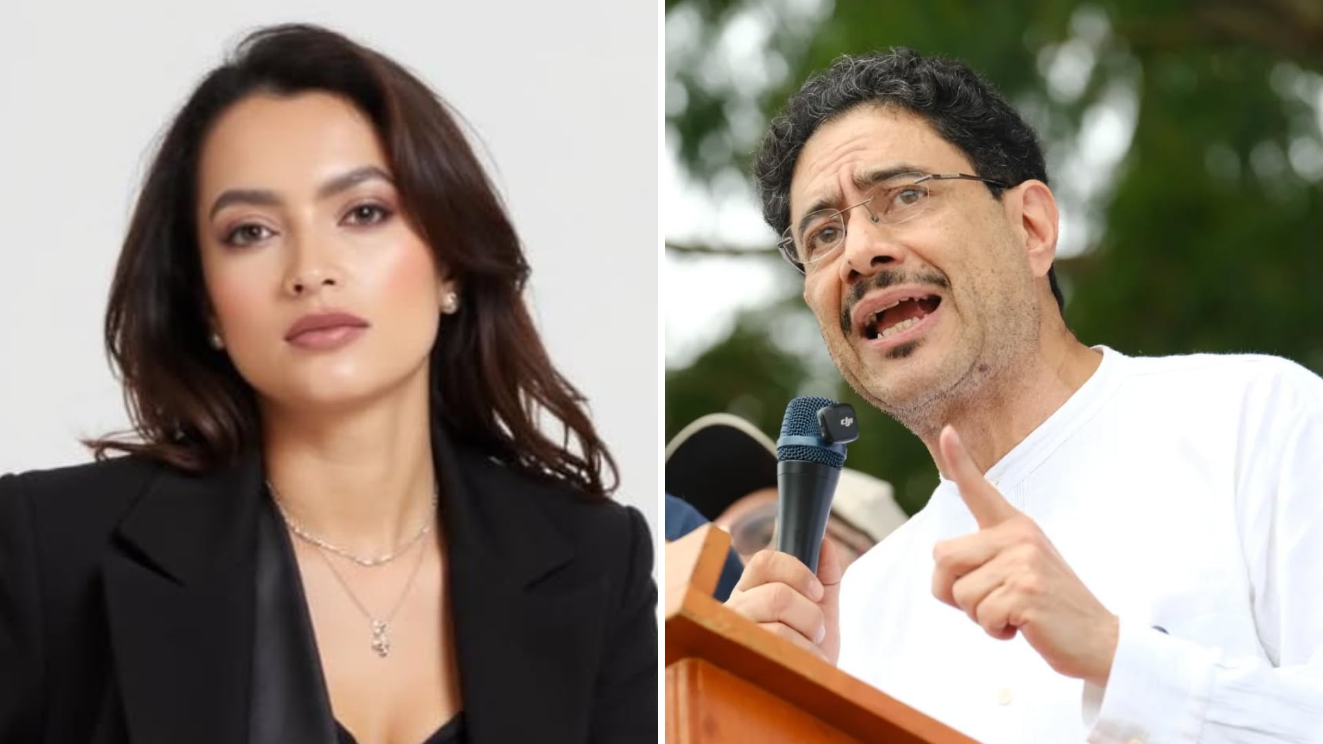 Andrea Petro manifestó apoyo a Iván Cepeda como figura política dentro del Pacto Histórico y lo mencionó como alternativa para las elecciones de 2026 - crédito @andreapetro91/Instagram - Ivan Cepeda Castro/Facebook