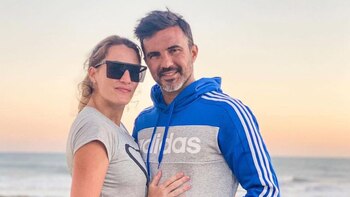 Mica Viciconte y Fabián Cubero