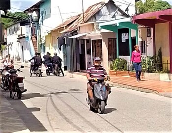 Así se encontraba ayer sábado