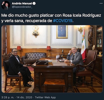 Rosa Icela Rodríguez mantuvo su