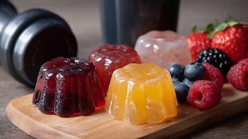 Las dos marcas de gelatina