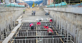 Así se ven las obras