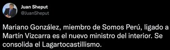 Juan Sheput opina sobre nuevo