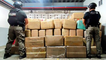 La dos toneladas de marihuana