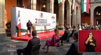 Gutiérrez Müller estuvo sentada en