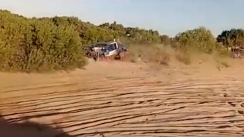 Los jóvenes fueron atropellados cuando