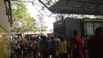 Usuarios del Metro de Caracas