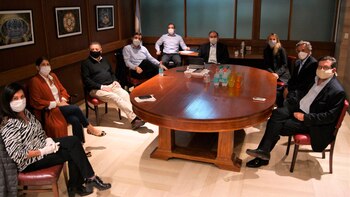 Senadores del bloque del PRO