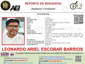 El volante de búsqueda del