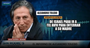 Alejandro Toledo: "No queremos que la incineren"; expresa dolor por la muerte de la madre de Eliane Karp. Captura: Sin Rodeos.