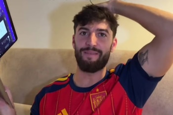 Carlos García, en su vídeo de TikTok.