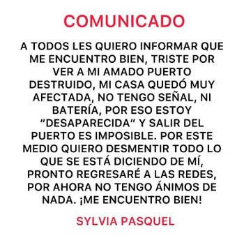 sylvia pasquel (Captura de pantalla/Sylviapasqueloficial