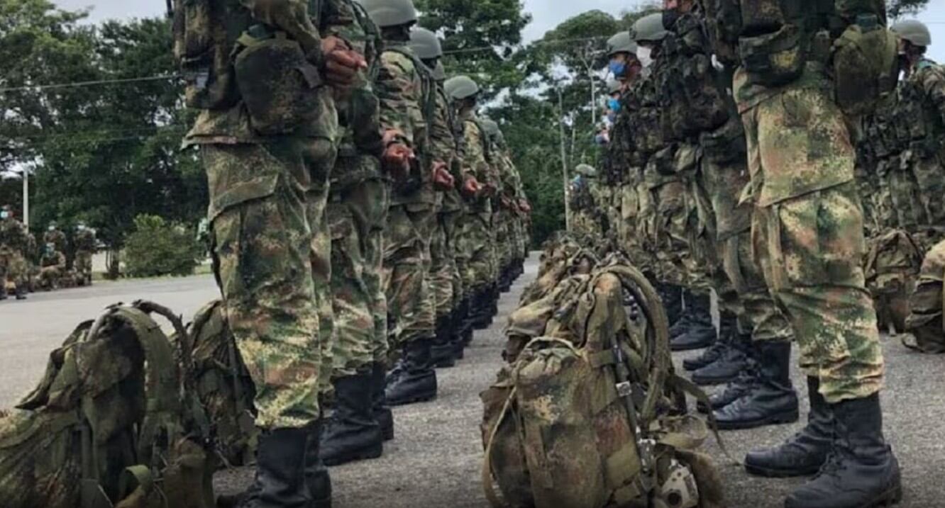Tropas trasladadas a fronteras para afrontar nuevas dinámicas criminales- crédito Ejército Nacional