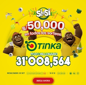 La Tinka HOY 30 de septiembre: ¿reventó el Pozo Millonario? Revisa los números ganadores. Captura: América TV.