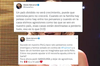 Gisela Valcárcel publica post contra Pedro Castillo. (Foto: Twitter)