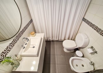 Uno de los baños que