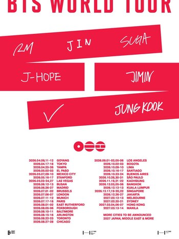 La banda de K-Pop confirmó