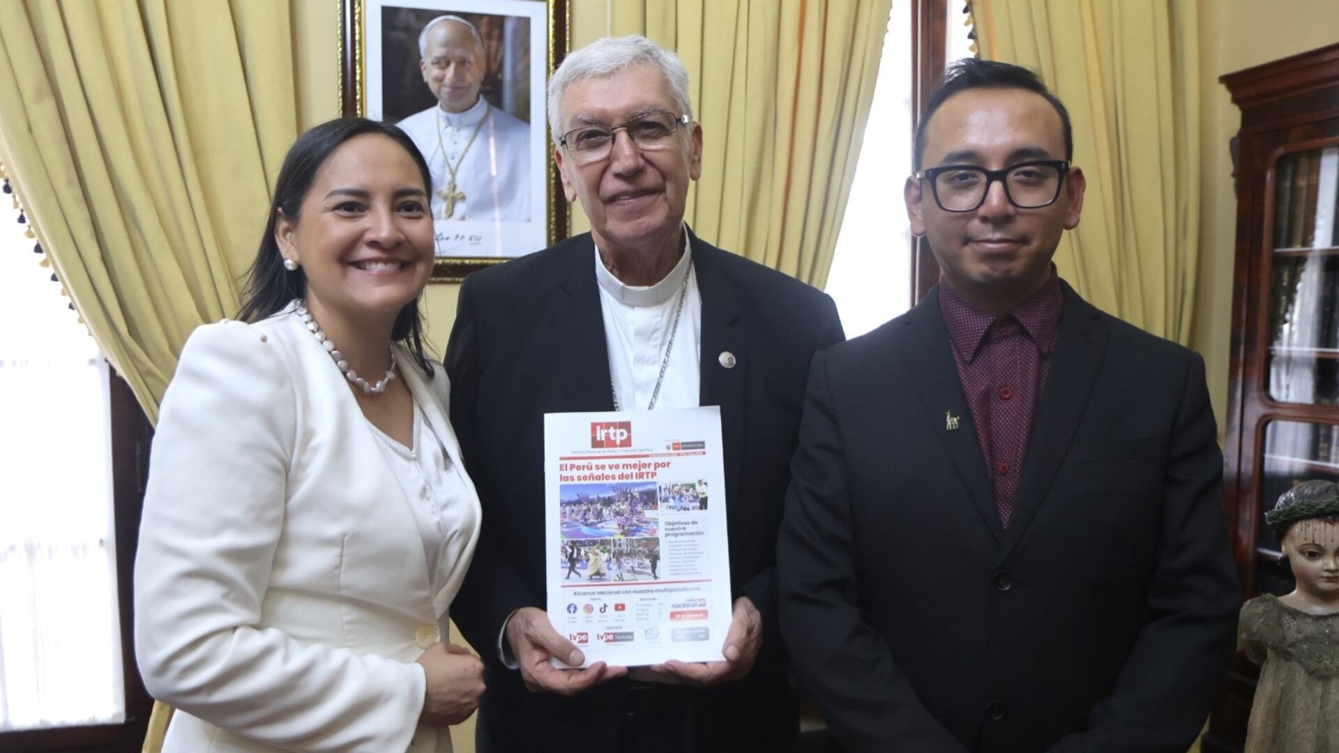 Homenaje a León XIV: producción del IRTP busca integrar a todo el país