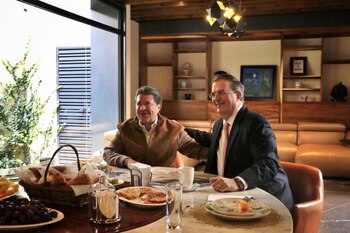 Marcelo Ebrard y Ricardo Monral