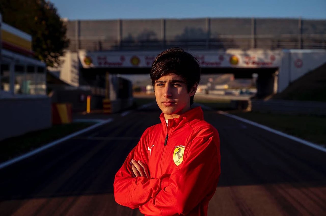 Con 16 años fue reclutado por Ferrari (Crédito: IG @rafaccamara88)