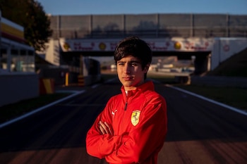 Con 16 años fue reclutado por Ferrari (Crédito: IG @rafaccamara88)