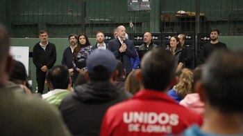 El funcionario estuvo acompañado de