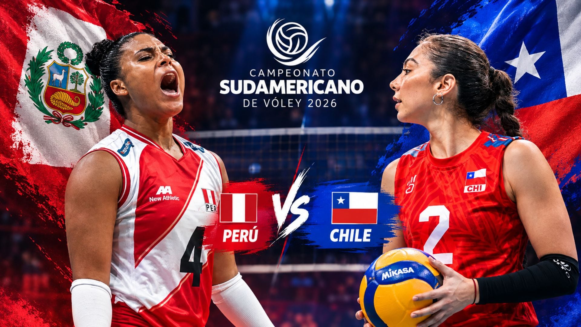 Dónde ver Perú vs Chile por el Campeonato Sudamericano de vóley 2026