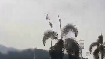 El momento del choque de