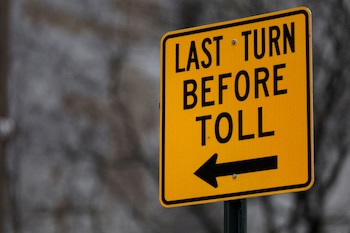 Un cartel en la Novena