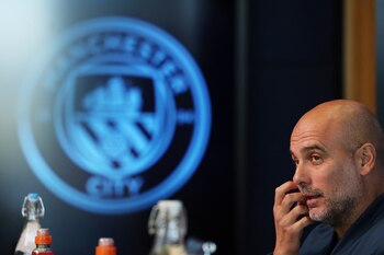 Pep Guardiola, expectante de lo