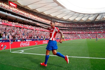 El delantero argentino del Atlético