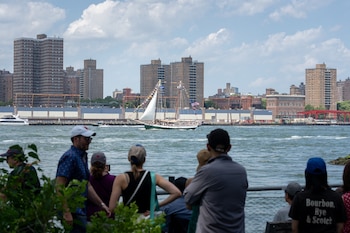 Desfile de barcos en Nueva York