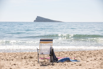 (Foto de ARCHIVO)
Una silla plegable de playa en la playa de Poniente, a 11 de marzo de 2023, en Benidorm, Alicante, Comunidad Valenciana (España). (Joaquín Reina/Europa Press)