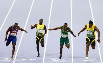 Los atletas Noah Lyles y