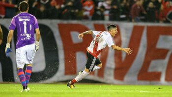 El festejo de Enzo Pérez