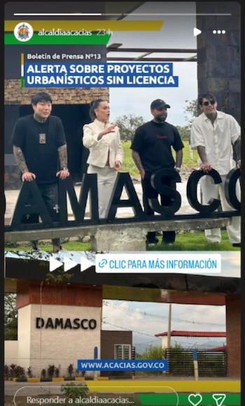 La Secretaría de Planeación y Vivienda reiteró que la falta de licencia impide legalizar la propiedad y acceder a servicios básicos, además de exponer a los compradores a medidas de sellamiento y sanciones - crédito @alcaldiaacacias/ Instagram