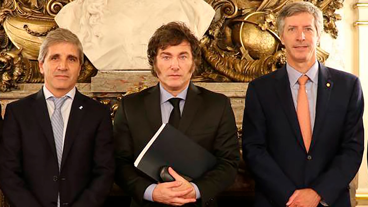 Milei y su equipo económico