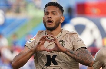 Luis Suárez, delantero colombiano del