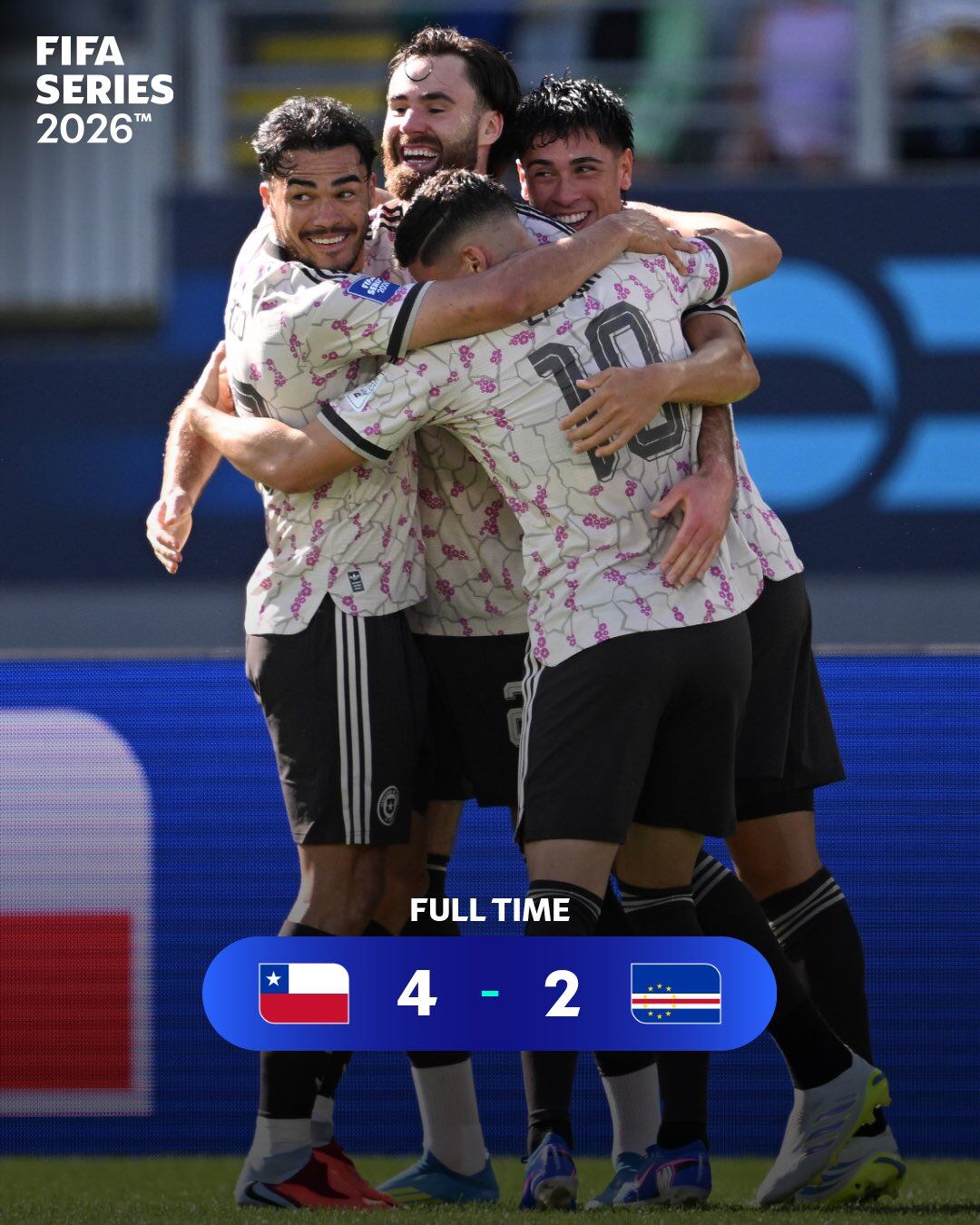 Chile le ganó a Cabo Verde en amistoso. (FIFA)